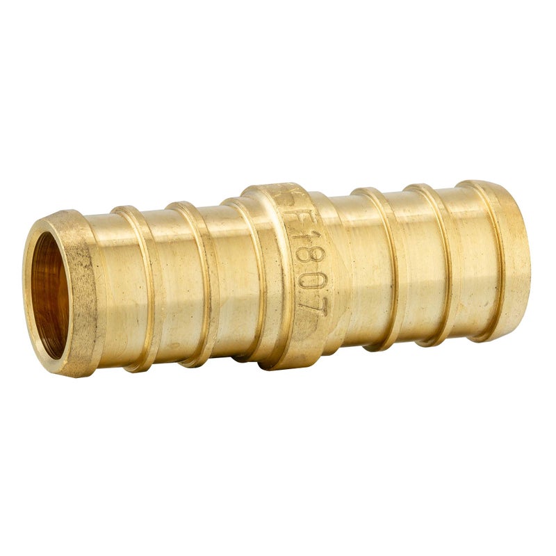 EFIELD (Pack of 30) EFIELD 3/4" Pex Brass Crimp Barb Fittings: Tee, Elbow and Coupling, 10 Pieces each, ASTM F1807,(PEX1807199) - Image 4